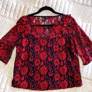 RW&Co. Lace sweater